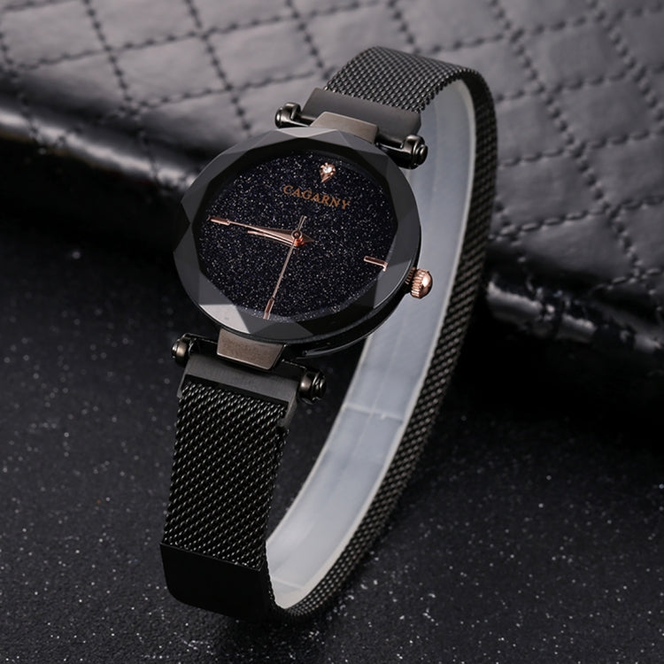 CAGARNY 6877 Water Resistant Fashion Women Quartz Wrist Watch with Stainless Steel Band
