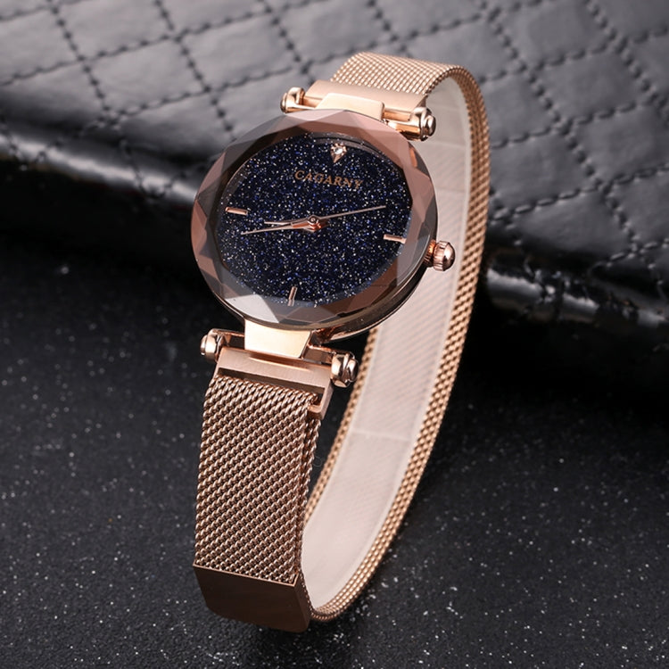 CAGARNY 6877 Water Resistant Fashion Women Quartz Wrist Watch with Stainless Steel Band