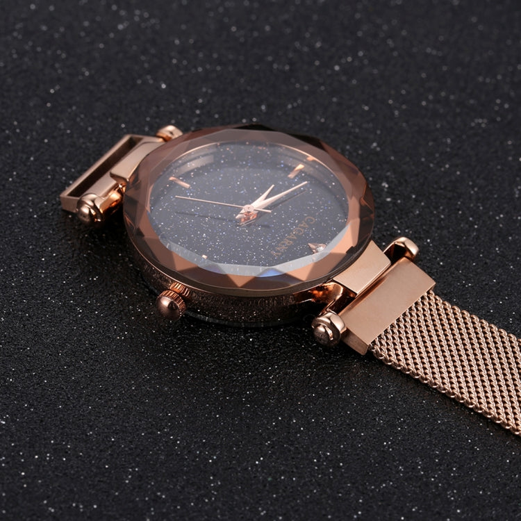 CAGARNY 6877 Water Resistant Fashion Women Quartz Wrist Watch with Stainless Steel Band