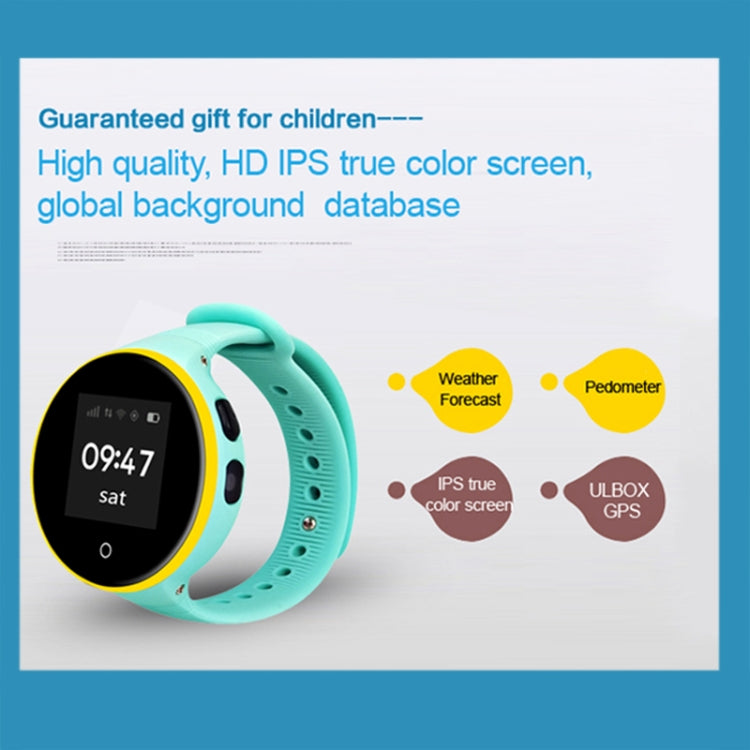 ZGPAX S669 Smart Children Watch Phone, 1.22 inch IPS MT2503, Water-resistant, Network: 2G, Support Accurate Positioning, GEO Fence,Track Playback, Pedometer, Alarm, SOS Number, Remote Monitoring