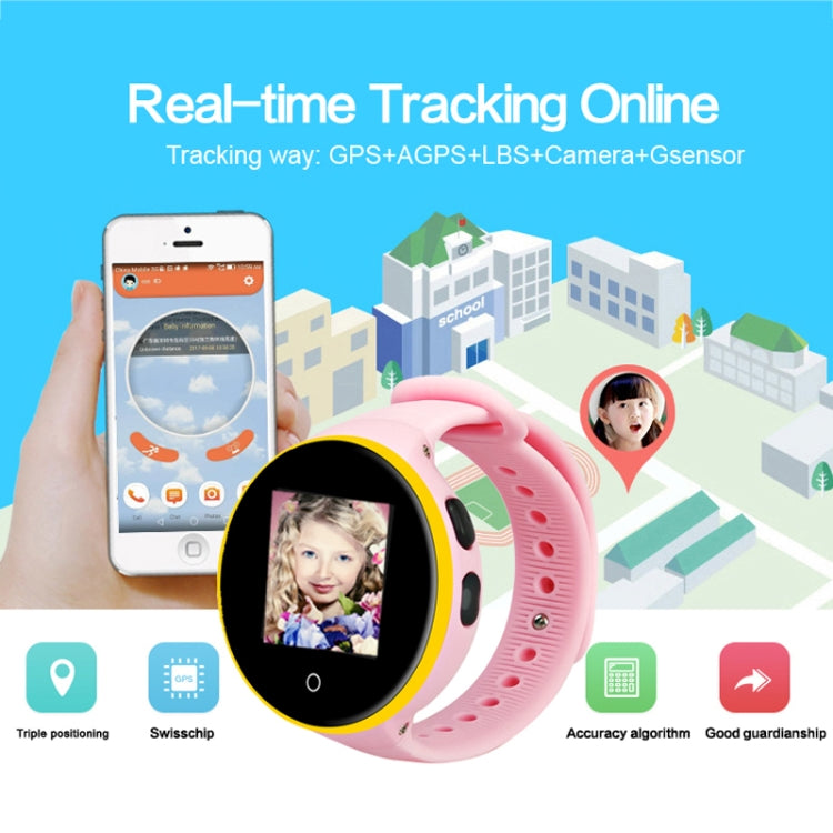 ZGPAX S669 Smart Children Watch Phone, 1.22 inch IPS MT2503, Water-resistant, Network: 2G, Support Accurate Positioning, GEO Fence,Track Playback, Pedometer, Alarm, SOS Number, Remote Monitoring