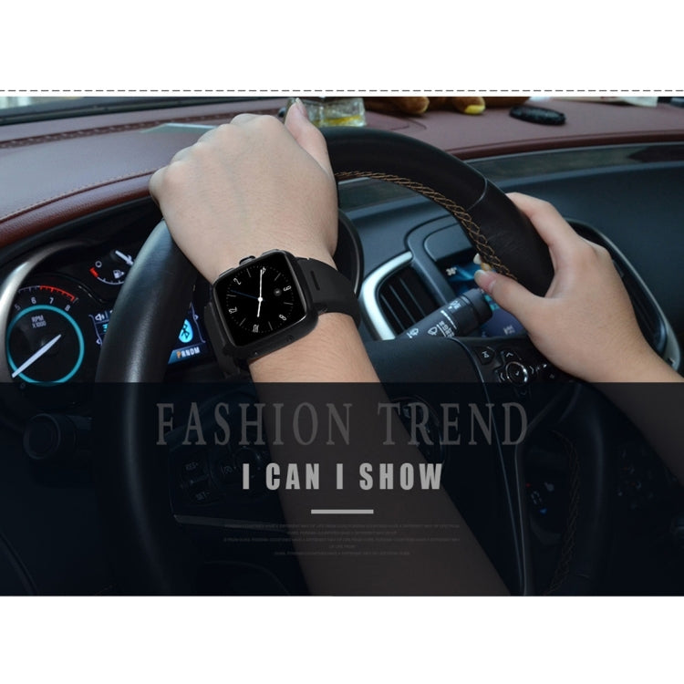 Z01 Smart Watch Phone, 4GB+512MB, Capacitive Touch Screen Android System, MTK6572 Dual Core, 1.2GHz,3G /2G Network, Support Pedometer / Bluetooth V4.0 / WiFi / GPS / FM Radio, with Silicone Strap