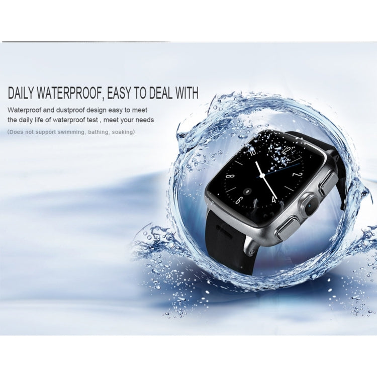 Z01 Smart Watch Phone, 4GB+512MB, Capacitive Touch Screen Android System, MTK6572 Dual Core, 1.2GHz,3G /2G Network, Support Pedometer / Bluetooth V4.0 / WiFi / GPS / FM Radio, with Silicone Strap