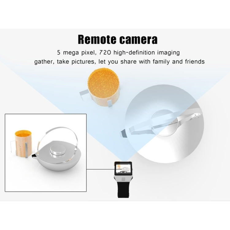 QW09 Smart Watch Phone, 512MB+4GB, 1.54inch LCD Capacitive Touch Screen Android 4.4.2, MTK6572A Dual Core, 1.2GHz,3G /2G Network, Support Pedometer / Bluetooth V4.0 / WiFi / Phone Anti-lost, with Silicone Strap