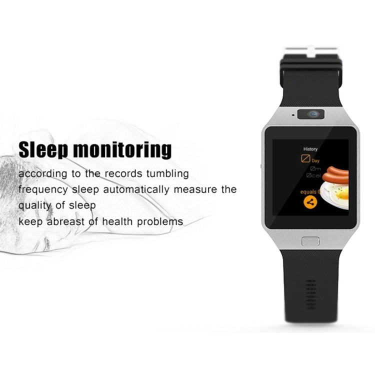 QW09 Smart Watch Phone, 512MB+4GB, 1.54inch LCD Capacitive Touch Screen Android 4.4.2, MTK6572A Dual Core, 1.2GHz,3G /2G Network, Support Pedometer / Bluetooth V4.0 / WiFi / Phone Anti-lost, with Silicone Strap