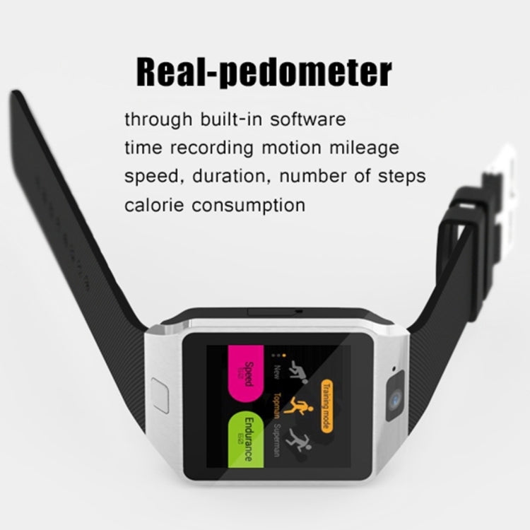 QW09 Smart Watch Phone, 512MB+4GB, 1.54inch LCD Capacitive Touch Screen Android 4.4.2, MTK6572A Dual Core, 1.2GHz,3G /2G Network, Support Pedometer / Bluetooth V4.0 / WiFi / Phone Anti-lost, with Silicone Strap