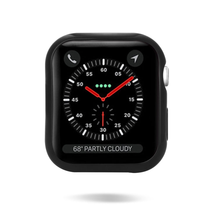 DUX DUCIS  Electroplated TPU Soft Shell Protective Back Cover Frame for Apple Watch Series 4  40mm(Black)