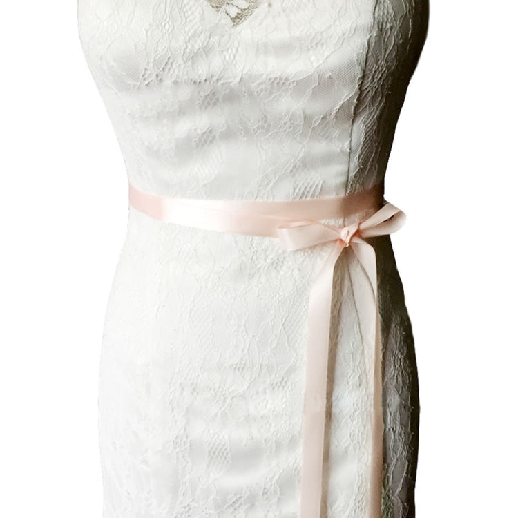 Women Handmade Beaded Rhinestone Ribbon Lacing Wedding Belt Lady Bride Waistband Waist Belt