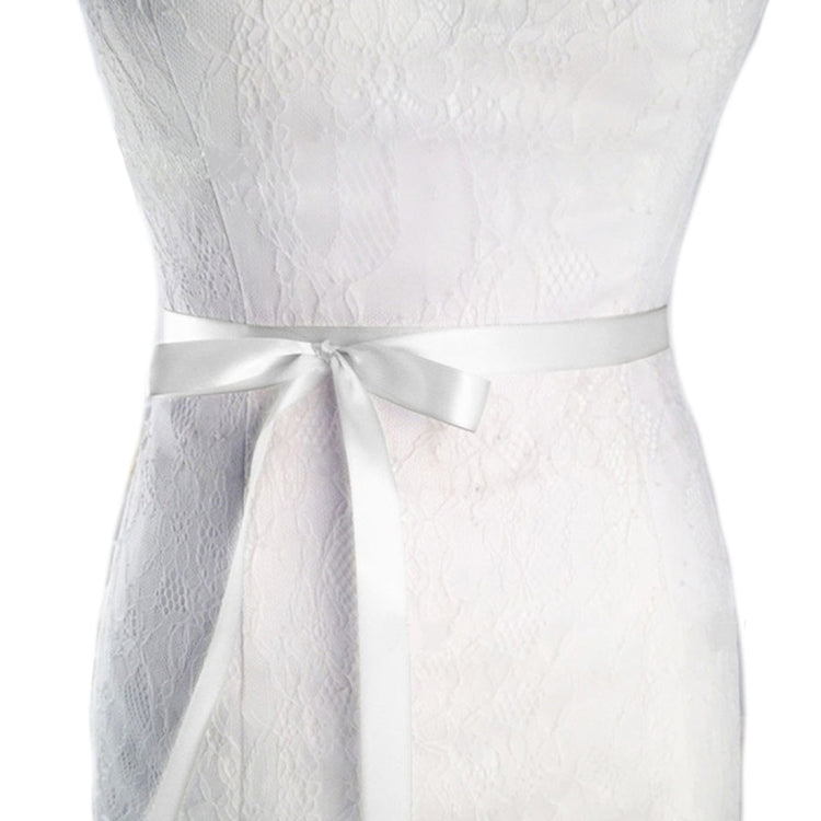 Women Handmade Beaded Rhinestone Ribbon Lacing Wedding Belt Lady Bride Waistband Waist Belt