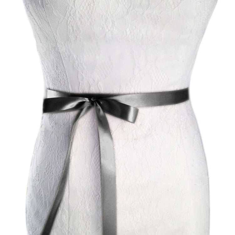 Women Handmade Beaded Rhinestone Ribbon Lacing Wedding Belt Lady Bride Waistband Waist Belt