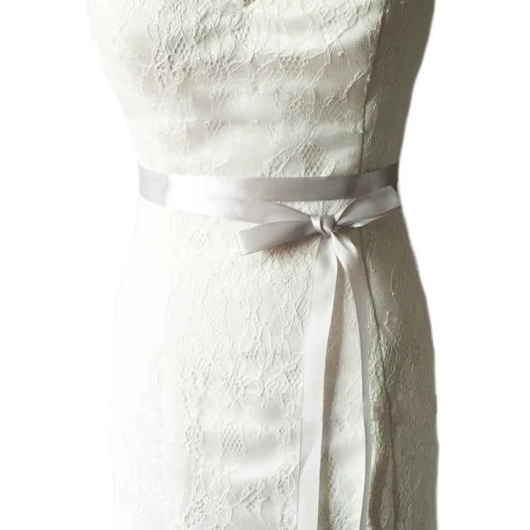 Women Handmade Beaded Rhinestone Ribbon Lacing Wedding Belt Lady Bride Waistband Waist Belt