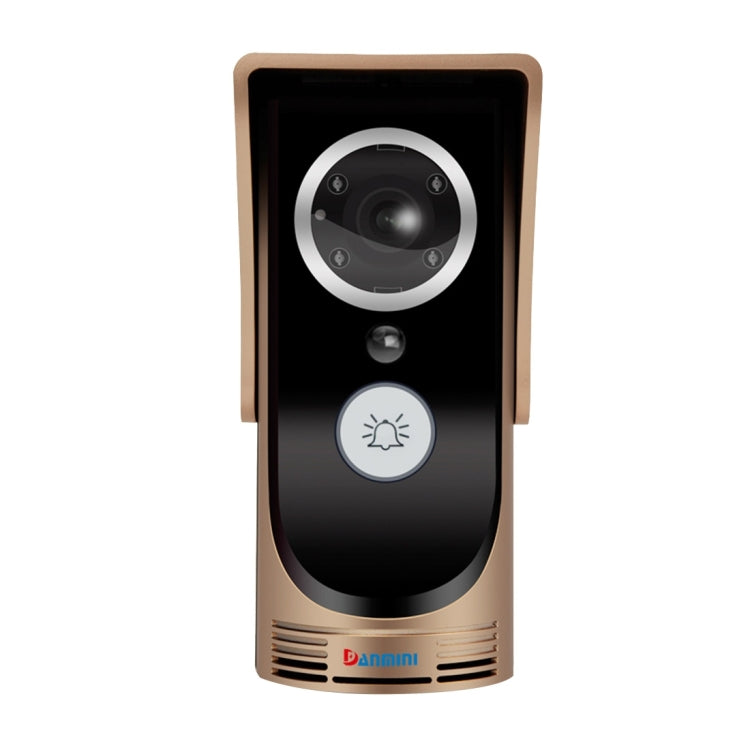 Waterproof WiFi Remote Video Intercom Doorbell with 1/3 inch 1.0MP Camera, Support iOS & Android APP, Waterproof Level: IP55