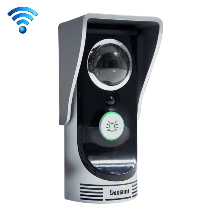 Waterproof WiFi Remote Video Intercom Doorbell with 1/3 inch 1.0MP Camera, Support iOS & Android APP, Waterproof Level: IP55
