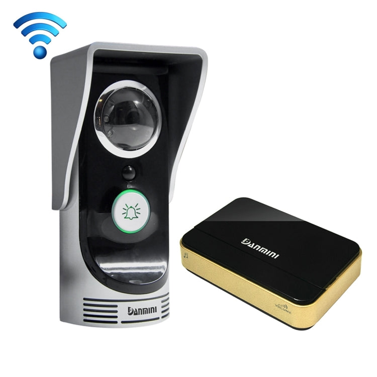 Waterproof Security Monitoring Host WiFi Remote Video Intercom Doorbell with 1/3 inch 1.0MP Camera, Support iOS & Android APP, Waterproof Level: IP55