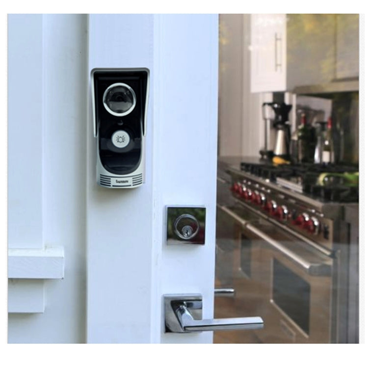 Waterproof Security Monitoring Host WiFi Remote Video Intercom Doorbell with 1/3 inch 1.0MP Camera, Support iOS & Android APP, Waterproof Level: IP55