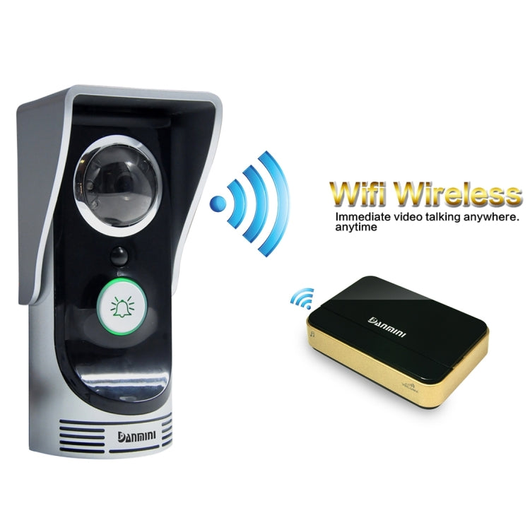 Waterproof Security Monitoring Host WiFi Remote Video Intercom Doorbell with 1/3 inch 1.0MP Camera, Support iOS & Android APP, Waterproof Level: IP55