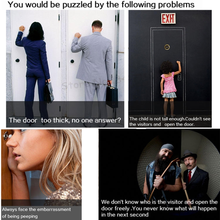 A32D 3.2 inch LED Display 720P HD Smart Peephole Viewer / Visual Doorbell, Support TF Card (32GB Max)