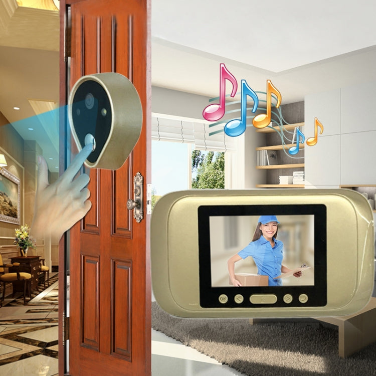 A32D 3.2 inch LED Display 720P HD Smart Peephole Viewer / Visual Doorbell, Support TF Card (32GB Max)