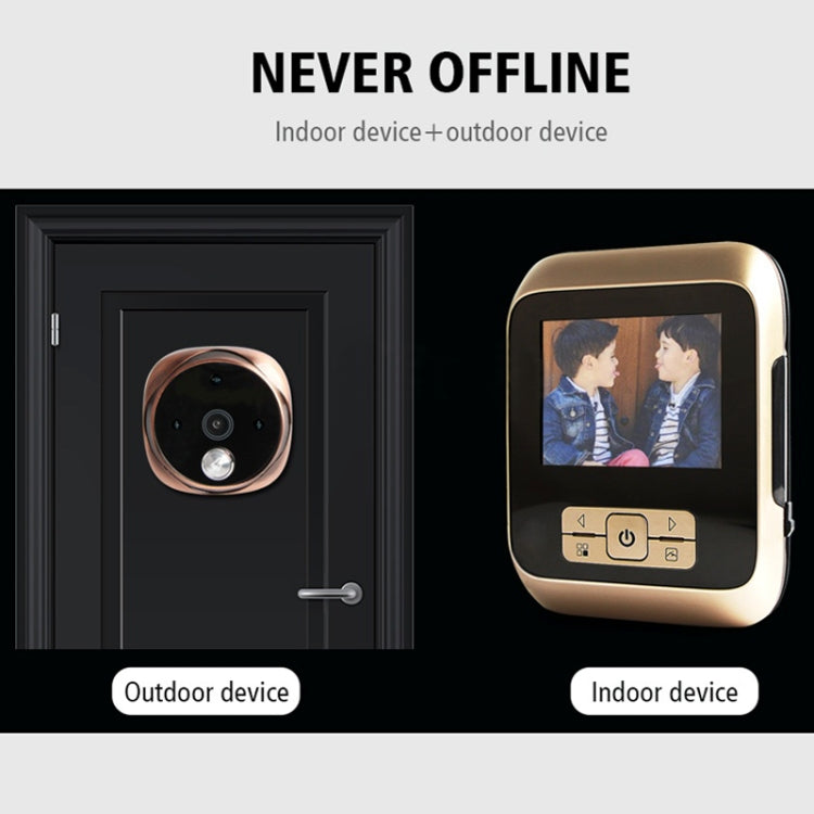 M530 3.0 inch TFT Display 3.0MP Camera Video Digital Door Viewer, Support TF Card (32GB Max) & Infrared Night Vision
