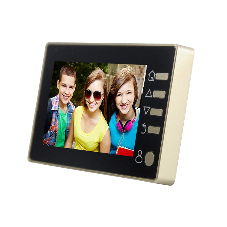 M4300D 4.3 inch TFT Color Display Screen 3.0MP Security Camera Video Smart Doorbell, Support TF Card (32GB Max) & Night Vision & Motion Detection