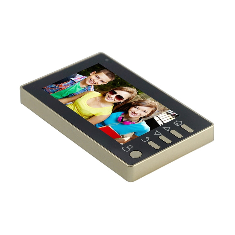 M4300D 4.3 inch TFT Color Display Screen 3.0MP Security Camera Video Smart Doorbell, Support TF Card (32GB Max) & Night Vision & Motion Detection
