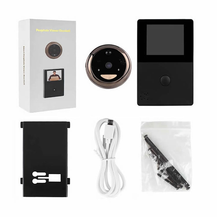 MA5 2.8 inch OLED Display Screen 1.0MP Security Camera Smart WiFi Video Doorbell, Support TF Card (32GB Max)