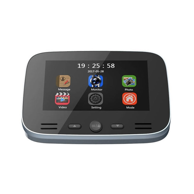M100 4.3 inch Display Screen 2.0MP Security Camera Video Smart Doorbell, Support TF Card (32GB Max) & Night Vision & Motion Detection