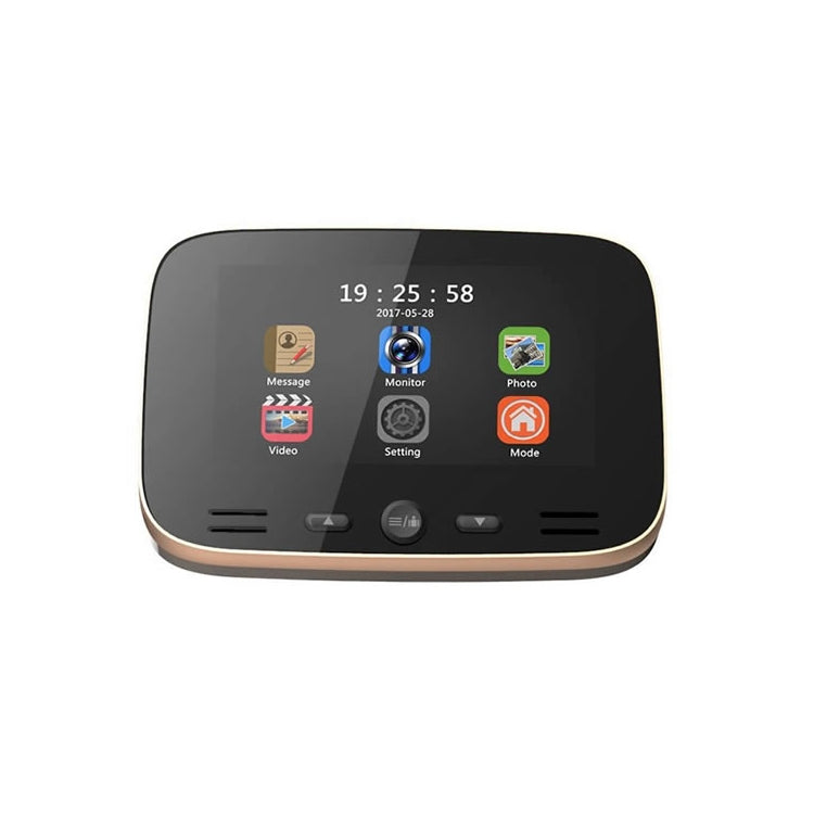 M100 4.3 inch Display Screen 2.0MP Security Camera Video Smart Doorbell, Support TF Card (32GB Max) & Night Vision & Motion Detection