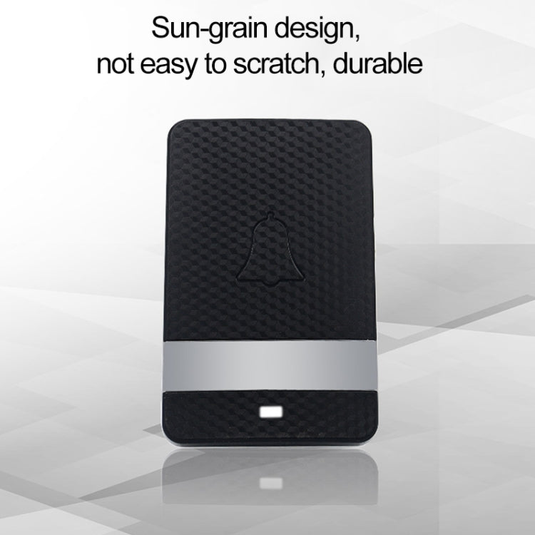 Saful TS-K106 IP68 Waterproof 4-Level Ring Tone Adjustable Wireless Intelligent Self-generating Doorbell with 28 First Ringtones