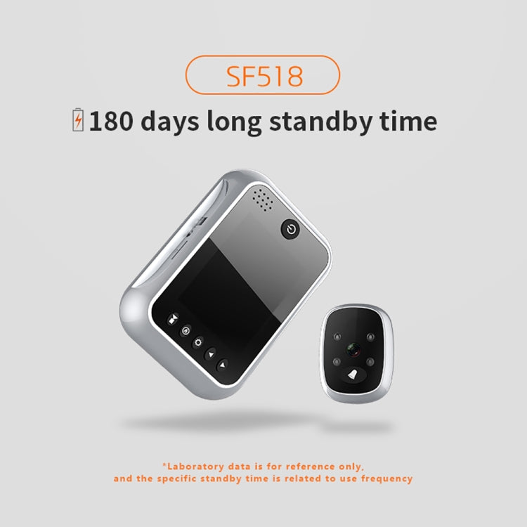 SF518 3.5 inch Screen 0.3MP Security Camera No Disturb Peephole Viewer, Support TF Card & Infrared Night Vision