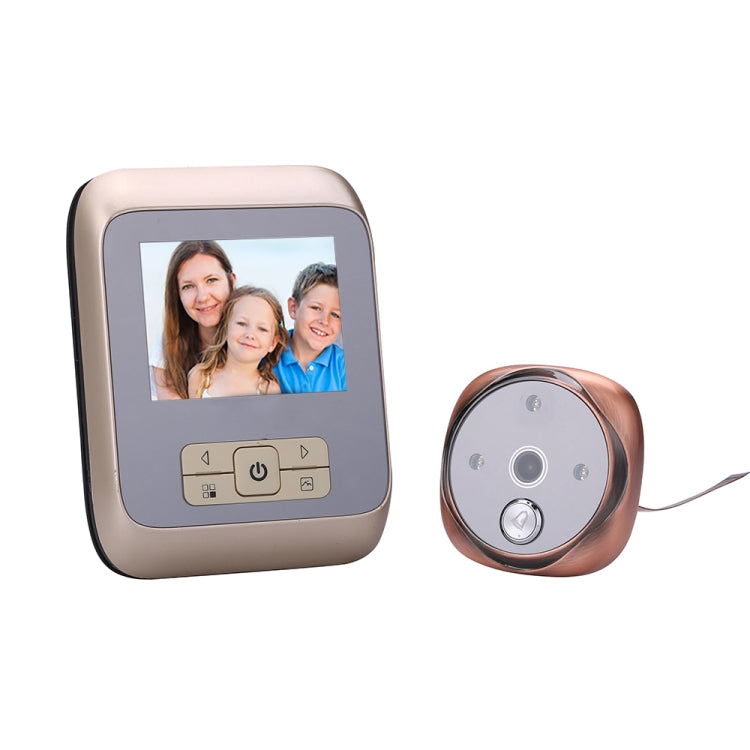 SF530 3.0 inch Screen 0.3MP Security Camera No Disturb Peephole Viewer, Support TF Card & Infrared Night Vision