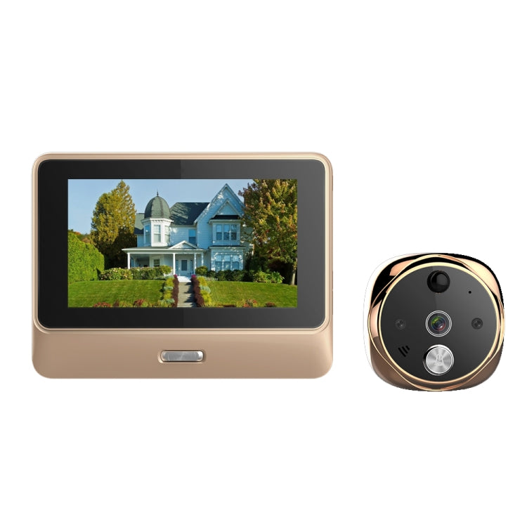 SN-W1 5.0 inch Screen WiFi Smart 720P Security Camera Peephole Viewer, Android Quad Core, 512MB+4GB, Support Voice Alarm & Remote Monitor & Two-way Intercom & Infrared Night Vision