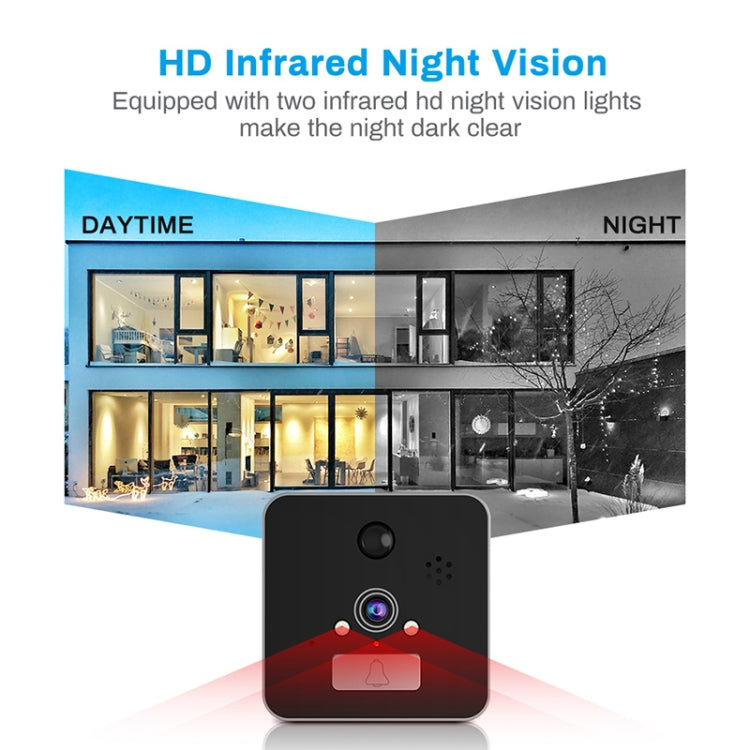 TS-509 4.3 inch 960P HD Screen WiFi Smart Video Doorbell Peephole Viewer, Support Visual Intercom & Night Vision & Motion Detection