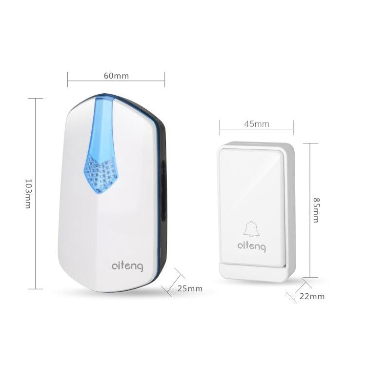 AITENG V026J Wireless Batteryless WIFI Doorbell,