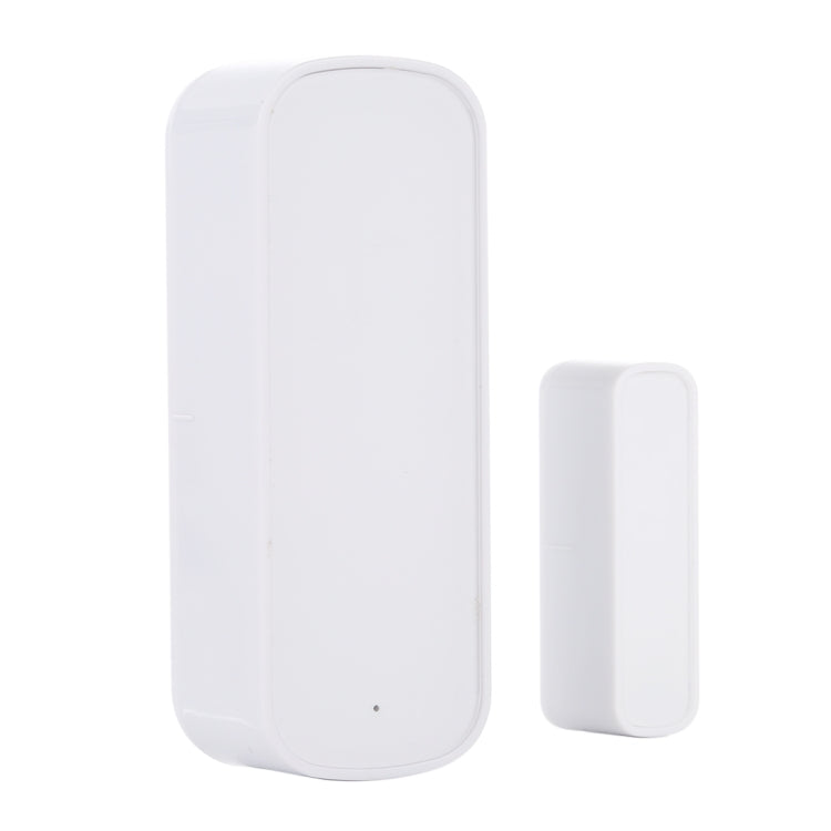 QEVDO QDSW1 WiFi Door and Window Magnetic Sensor Intelligent Alarm Soor and Window Security System, Support APP Alarm & Alexa / Google Voice Control(White)