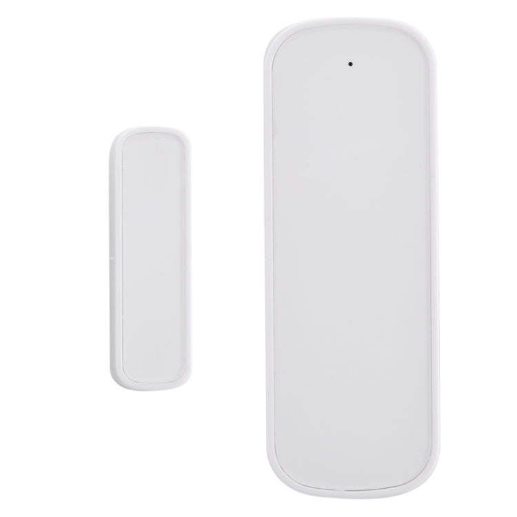 QEVDO QDSW1 WiFi Door and Window Magnetic Sensor Intelligent Alarm Soor and Window Security System, Support APP Alarm & Alexa / Google Voice Control(White)