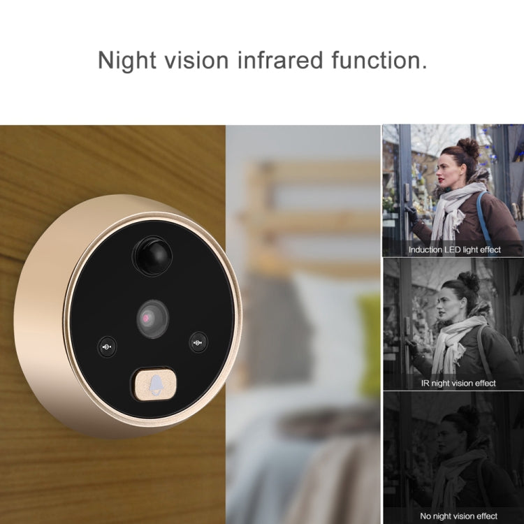 SY-1 3.0 inch Screen Video Visual Doorbell, Support Night Vision & Motion Detection & Multi-languages & 32GB TF Card
