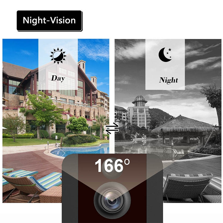 V7 Standard Edition 1080P Wireless WiFi Smart Doorbell, Support Motion Detection & Infrared Night Vision & Two-way Voice(Black)