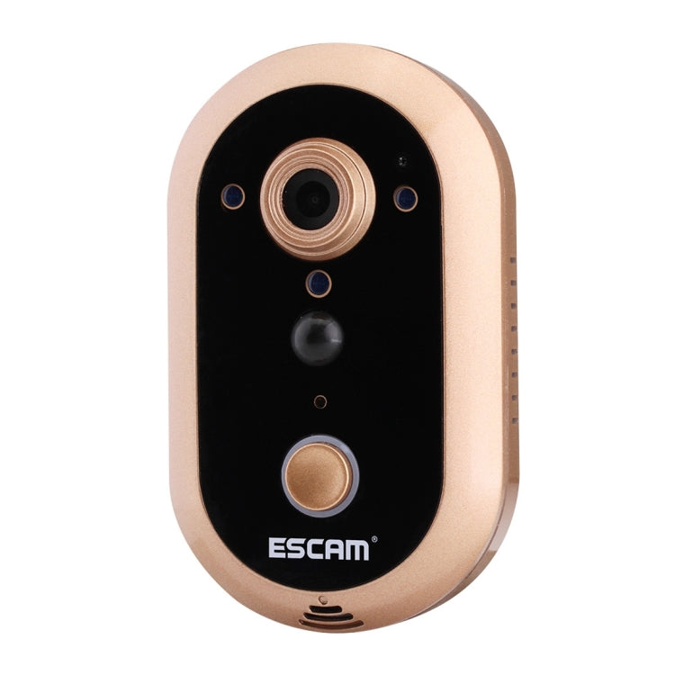 ESCAM QF600 WiFi Smart Doorbell 720P 1.0MP Indoor PIR Alarm Camera, Support Night Vision, IR Distance: 5m