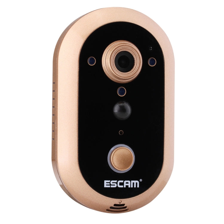 ESCAM QF600 WiFi Smart Doorbell 720P 1.0MP Indoor PIR Alarm Camera, Support Night Vision, IR Distance: 5m
