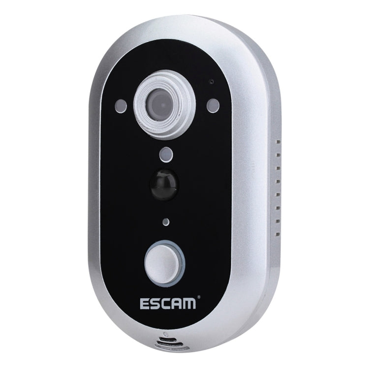 ESCAM QF600 WiFi Smart Doorbell 720P 1.0MP Indoor PIR Alarm Camera, Support Night Vision, IR Distance: 5m