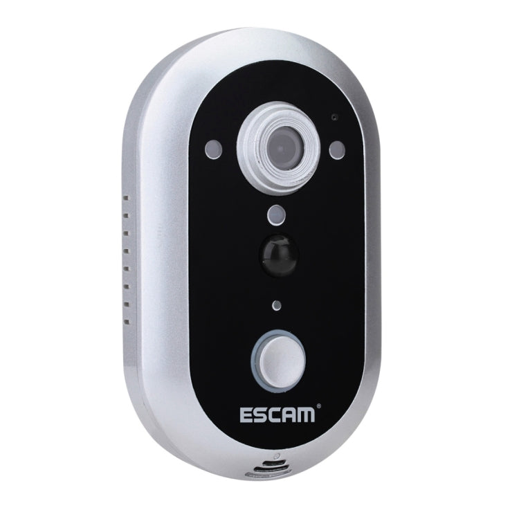 ESCAM QF600 WiFi Smart Doorbell 720P 1.0MP Indoor PIR Alarm Camera, Support Night Vision, IR Distance: 5m