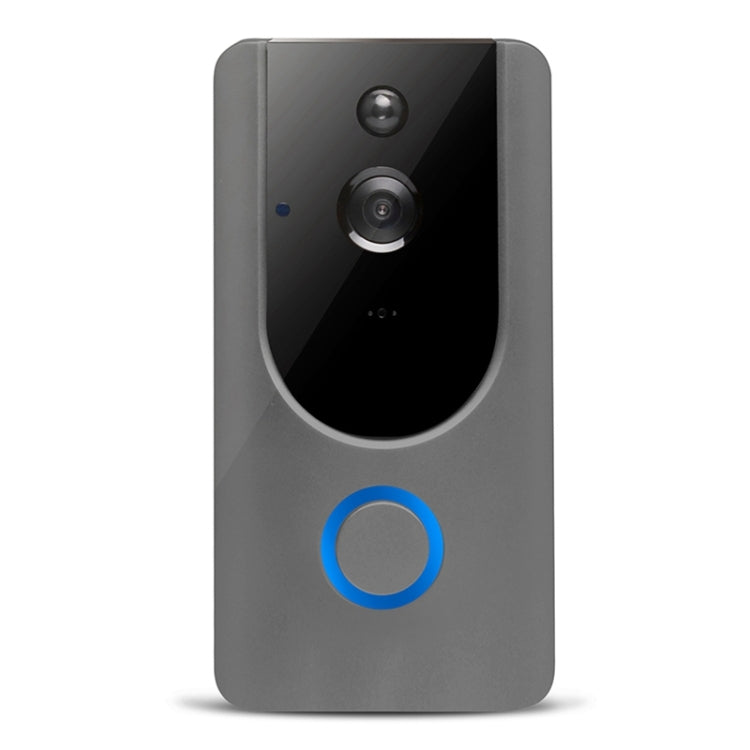 M2 720P Smart WIFI Video Visual Doorbell,Support Mobile Phone Remote Monitoring & Night Vision (Grey)