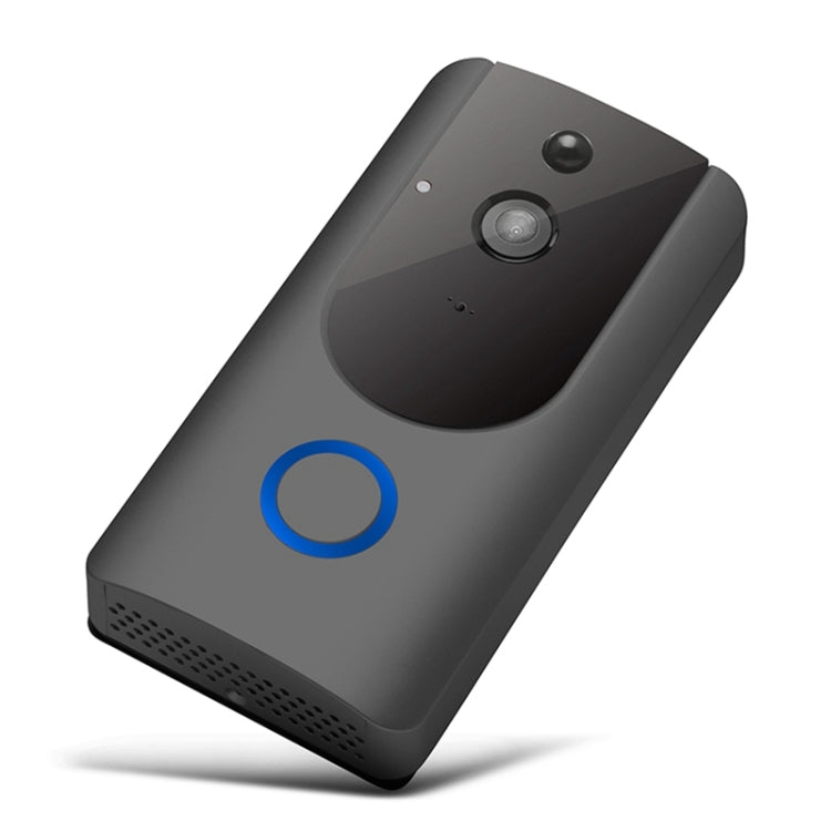M2 720P Smart WIFI Video Visual Doorbell,Support Mobile Phone Remote Monitoring & Night Vision (Grey)