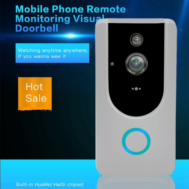 M2 720P Smart WIFI Video Visual Doorbell,Support Mobile Phone Remote Monitoring & Night Vision (Grey)