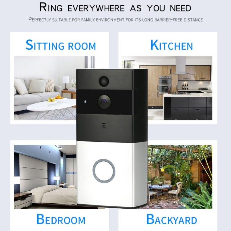 WF06 HD 720P Security Camera Smart WiFi Intercom Video Doorbell, Support Infrared Night Vision / Motion Detection