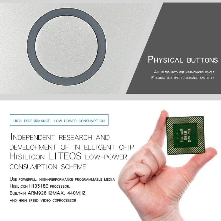 WF06 HD 720P Security Camera Smart WiFi Intercom Video Doorbell, Support Infrared Night Vision / Motion Detection