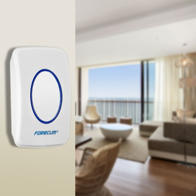 Forecum 7 Wireless Smart Home Doorbell with Single Receiver, Remote Control Distance: 200m (Open Air), EU Plug