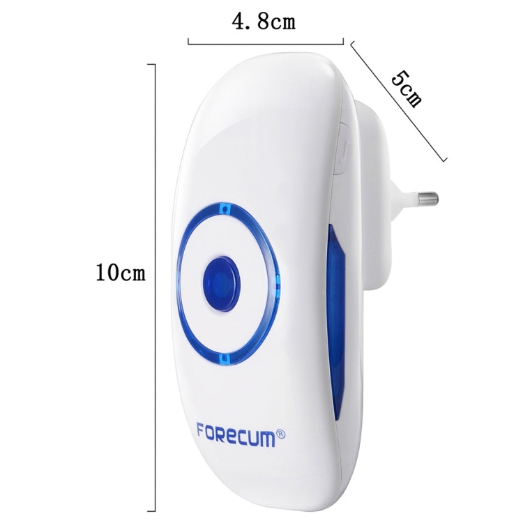 Forecum 8 Wireless Smart Home Doorbell with Single Receiver, Remote Control Distance: 200m (Open Air), EU Plug