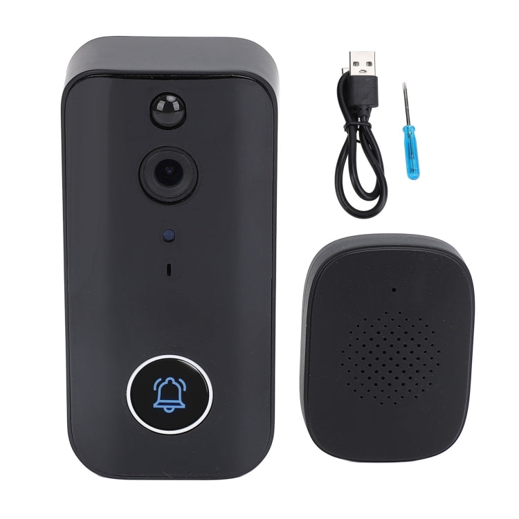 DoorBell i9 Wireless Doorbell Camera, Night vision, Motion Detection, Two-way Intercom  - Black
